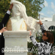 Paros 2009. Unveiling of the bust of Archilochus.