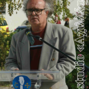 Paros 2009. Unveiling of the bust of Archilochus.