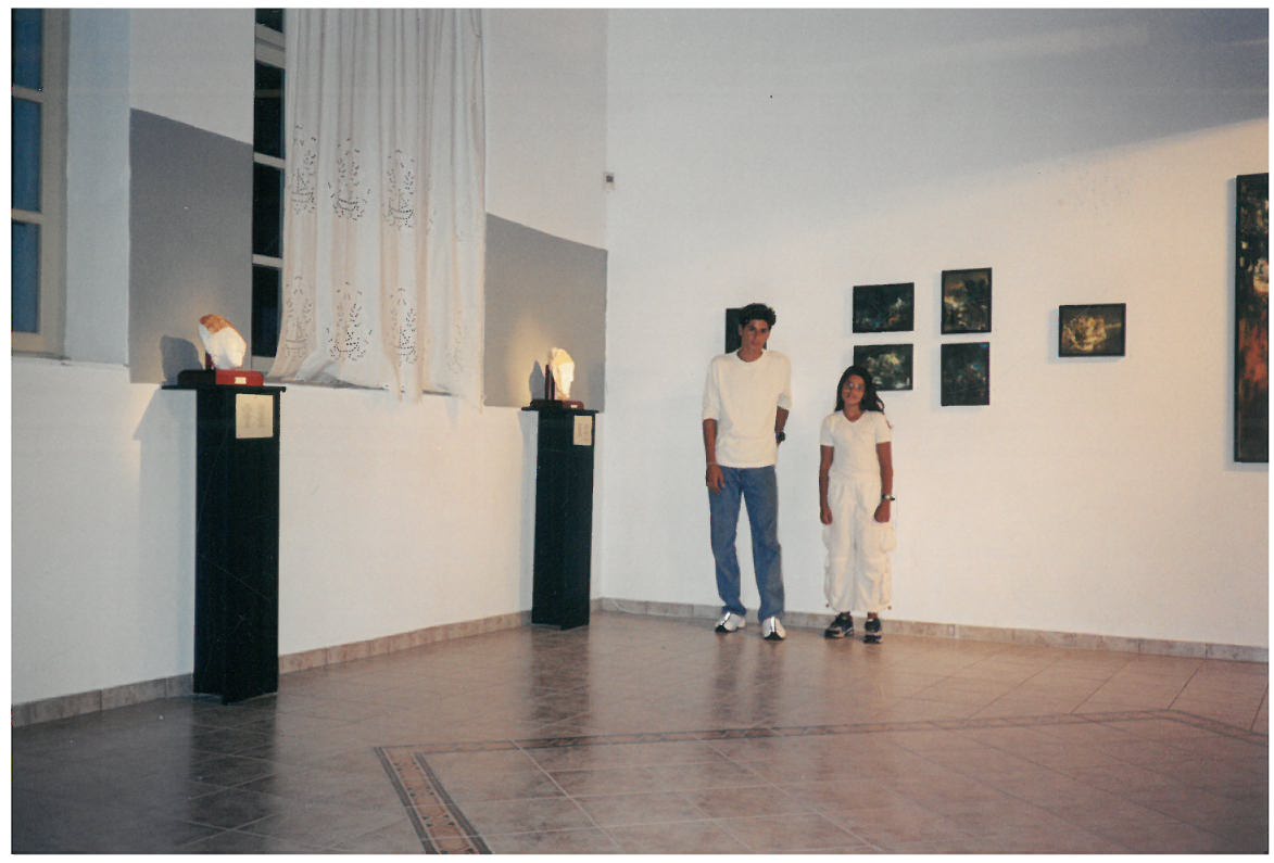 2003, Naoussa Paros, Varrias & Boots, Exhibition 'Plous and Yades'