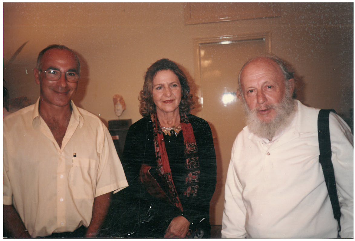 1997, Lefkes Paros, exhibition "Alphabet of Stone"