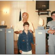 1997, Lefkes Paros, exhibition "Alphabet of Stone"