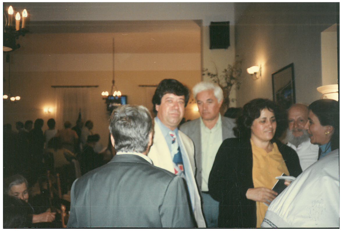 1997, Lefkes Paros, exhibition "Alphabet of Stone"